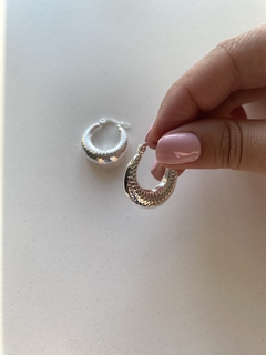ARGOLLAS ACERO BLANCO