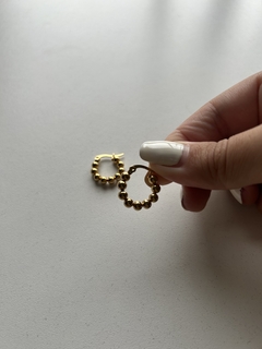 AROS ACERO DORADO