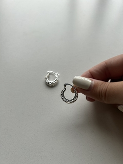 ARGOLLAS ACERO BLANCO