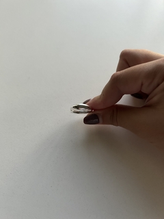 ANILLO ACERO BLANCO