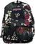 Mochila JanSport Superbreack Floreada Bordó