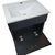 Vanitory Flotante - Mesada Acrílico Negro 50x35x40 - comprar online