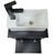 Vanitory Flotante Negro + Bacha + Monocomando - comprar online
