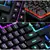 Teclado Gamer semi-mecânico, PC Original, RGB LED retroiluminada, PC - loja online