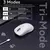 X3 PixArt PAW3395 Mouse Bluetooth Conexão Tri-Mode 2.4G, 26000dpi, 650IPS, 49g Mouse para jogos macro leve na internet