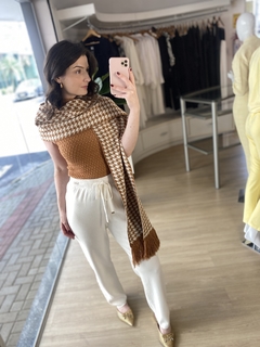 CALÇA TRICOT BIAMAR OFF WHITE - loja online