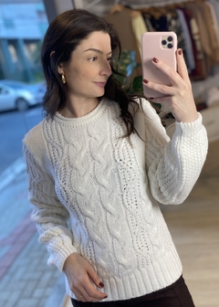 BLUSA TRANÇAS MOUSSE OFF WHITE - comprar online
