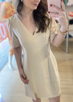 VESTIDO CARLA BEGE - comprar online