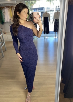 VESTIDO MAURA AZUL MARINHO - comprar online