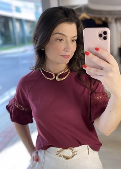 BLUSA MIRANDA VINHO - comprar online