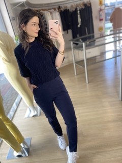 BLUSA MANGA CURTA BIAMAR AZUL MARINHO na internet