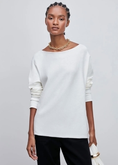 BLUSA 3D ANSELMI CONSUELO BLOCKER OFF WHITE
