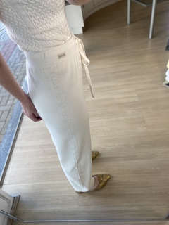 CALÇA TRICOT BIAMAR OFF WHITE na internet