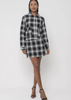 CONJUNTO TWEED PRETO E BRANCO - comprar online
