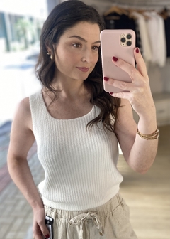 REGATA FIO PLUMA CROPPED BIAMAR OFF WHITE - comprar online