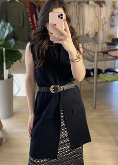 COLETE ALONGADO PRETO - comprar online