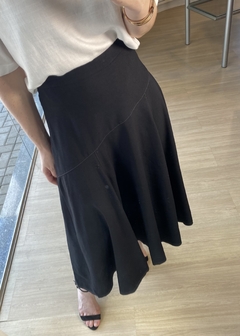 SAIA MIDI AVA PRETO - comprar online