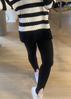 CALÇA FUSÔ TRICOT BIAMAR PRETO - comprar online