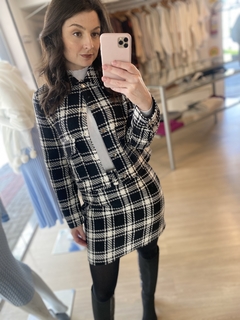 Imagem do CONJUNTO TWEED PRETO E BRANCO
