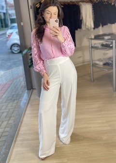 CALÇA CLEO OFF WHITE na internet