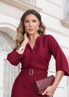 BLUSA LETICIA VINHO - comprar online