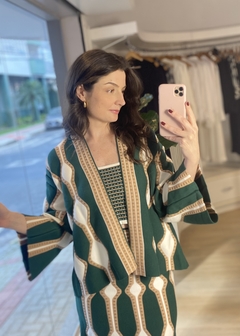 KIMONO MODAL VERDE - comprar online