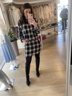 CONJUNTO TWEED PRETO E BRANCO - loja online