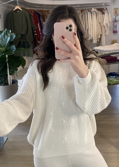 BLUSA BIAMAR COM PONTOS ESTRUTURADOS BRANCO - comprar online