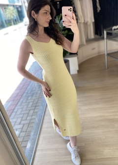 VESTIDO TRICOT BIAMAR AMARELO - comprar online