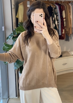 BLUSA AMPLA BEGE - comprar online