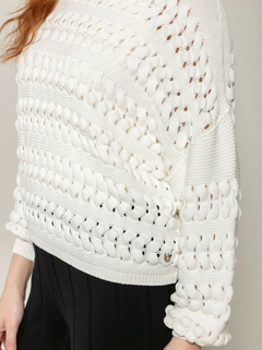 BLUSA ALGODÃO BIAMAR OFF WHITE na internet