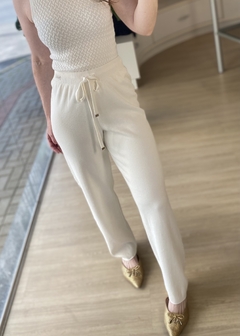 CALÇA TRICOT BIAMAR OFF WHITE - comprar online