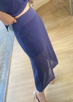 SAIA TRICOT AZUL - Banana Blu