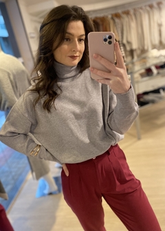 BLUSA MODAL LUISA CINZA