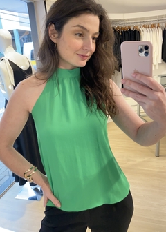 BLUSA MARIANA VERDE FOLHA