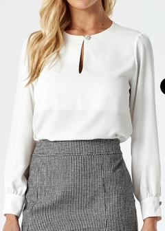 BLUSA MANGA LONGA BEGE CLARO