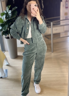 CALÇA VELUDO COTELÊ BIAMAR VERDE - comprar online