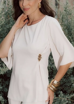 BLUSA VITORIA BEGE - comprar online
