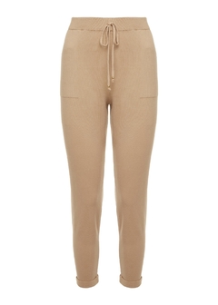 CALÇA TRICOT ANSELMI AMÊNDOA
