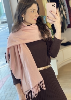 MANTA LISA ROSA CLARO - comprar online