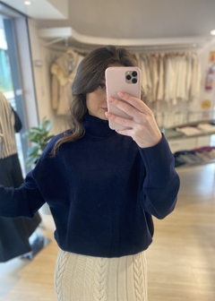 BLUSA MODAL LUISA AZUL MARINHO