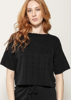 BLUSA GOLA CANOA BIAMAR PRETO - comprar online
