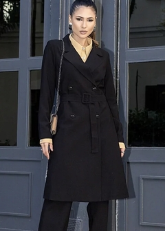TRENCH COAT PRETO
