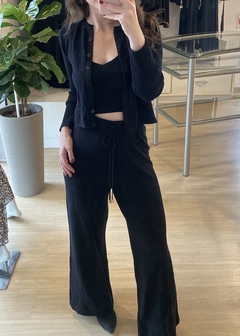 CONJUNTO TRÊS PEÇAS PRETO - Banana Blu