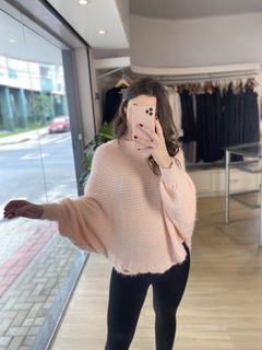 BLUSA MANGA MORCEGO ROSA CLARO na internet