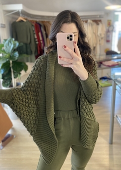 CASACO BIAMAR PONTO PIPOCA VERDE - comprar online