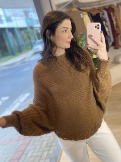 BLUSA MANGA MORCEGO CARAMELO - comprar online