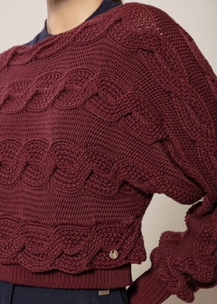 BLUSA TRANÇAS BIAMAR VINHO na internet
