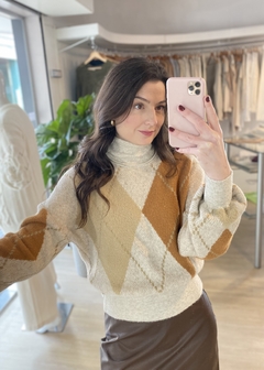 BLUSA FIO PLUMA BIAMAR BEGE na internet