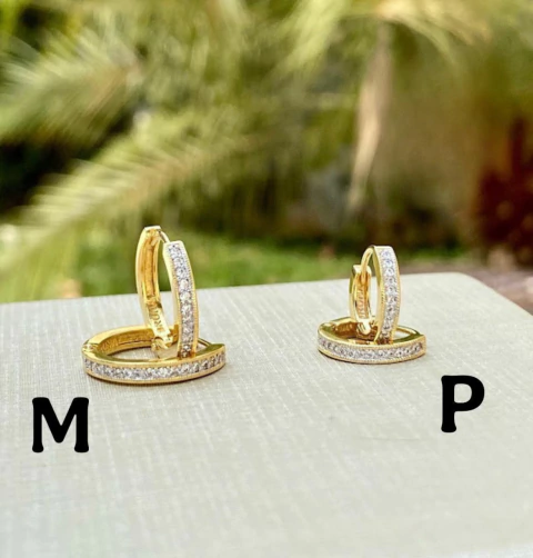 BRINCO ARG. ZIRCÔNIA RÓDIO BRANCO P - comprar online